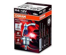 Lâmpada 9003 - H4 - HB2 Osram Night Breaker Laser +130%