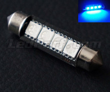 Lâmpada festoon 42mm a LEDs azuis -  (578 - 6411 - C10W)