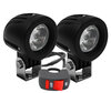 Faróis adicionais LED para Moto-Guzzi Stelvio 8V 1200 - Longo alcance