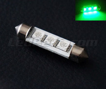LED festoon 42mm - Verde - Anti-erro computador de bordo - 578 - 6411 - C10W