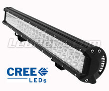 Barra LED CREE Fila Dupla 144W 10100 Lumens para 4X4 - Camião - Trator