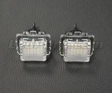 Pack de 2 módulos LED para chapa de matrícula traseira Mercedes (tipo 4)