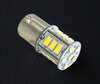 Lâmpada LED 67 - 5007 - 5008 - R10W com 21 LEDs Brancos - Casquilho BA15S