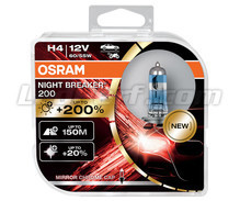 Pack de 2 lâmpadas H4 OSRAM Night Breaker® 200 - 64193NB200-HCB